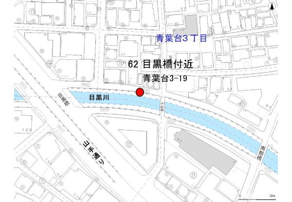 No62目黒橋付近の地図