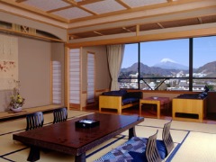 部屋から見える富士山の写真