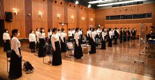 発生練習の写真