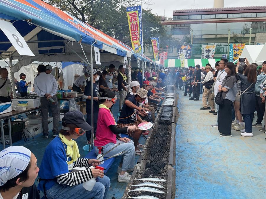 さんま祭の様子