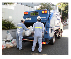 収集作業の様子