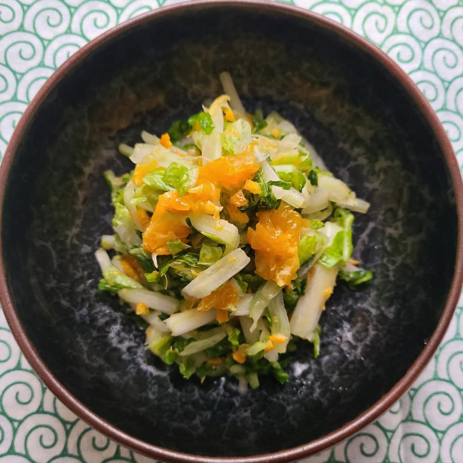 白菜ミカンサラダ