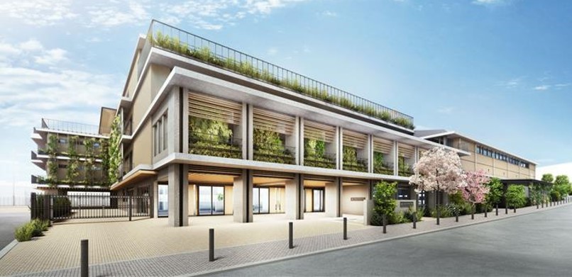 南中学校新校舎実施設計パース