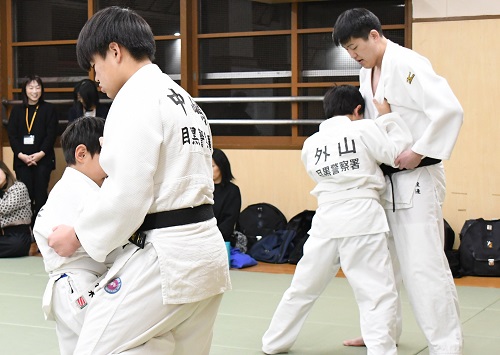 目黒署柔道稽古