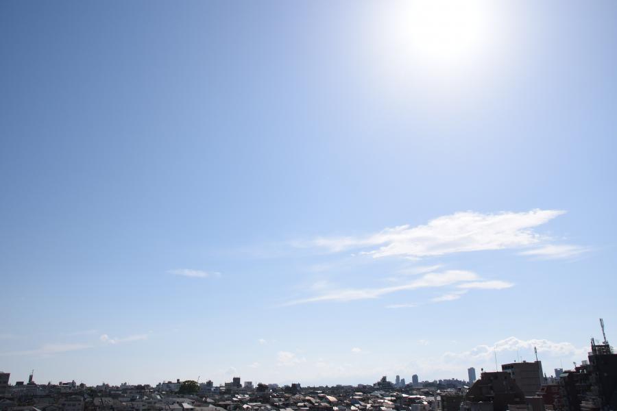 区内上空の写真