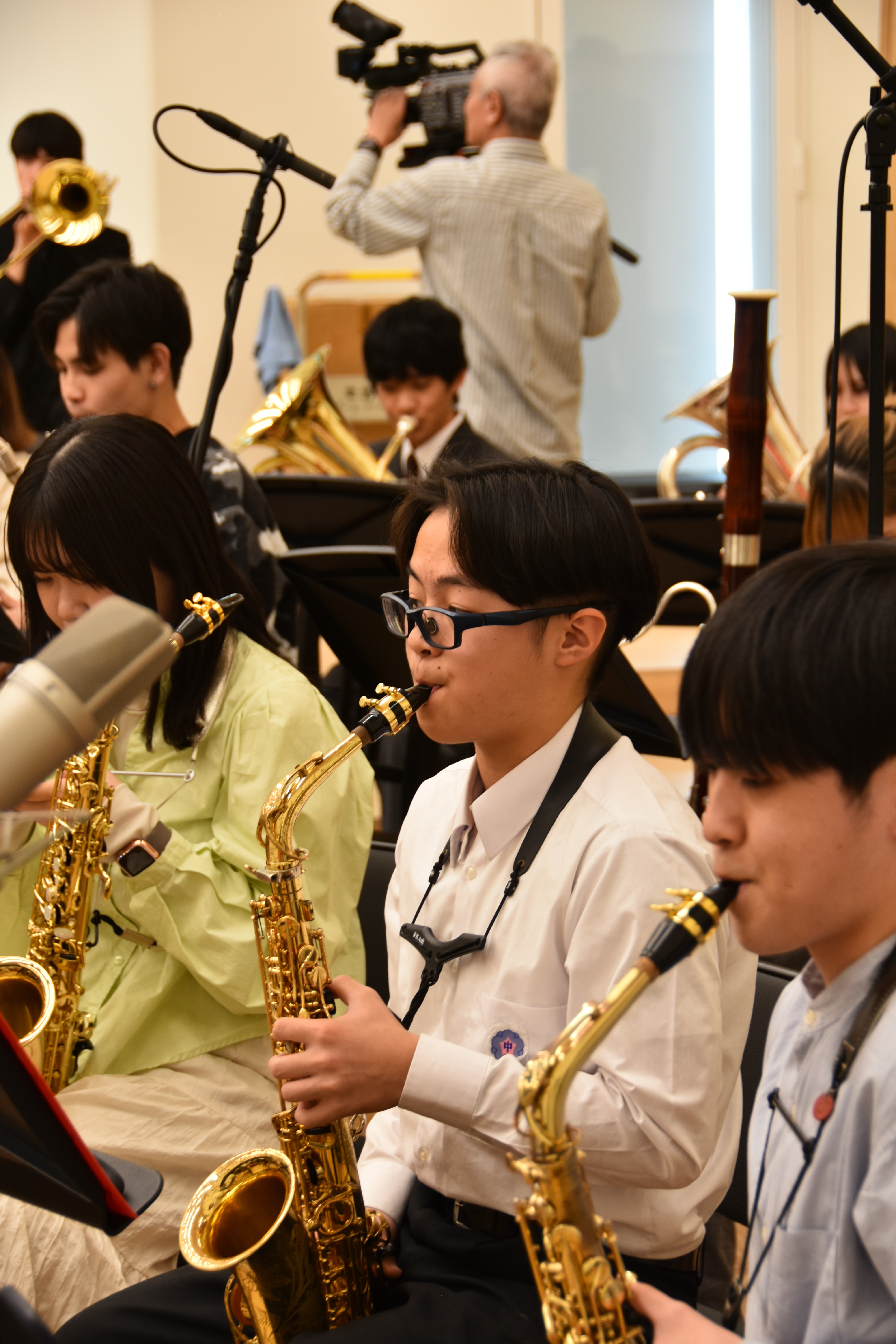 全体練習（サックス）