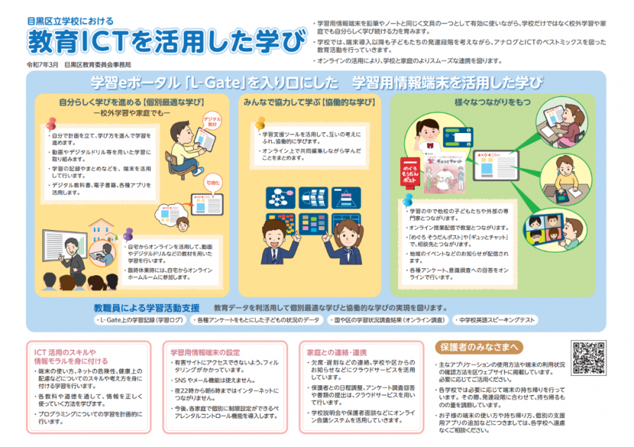 目黒区立学校における教育ICTを活用した学び