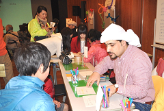 体験コーナーの写真