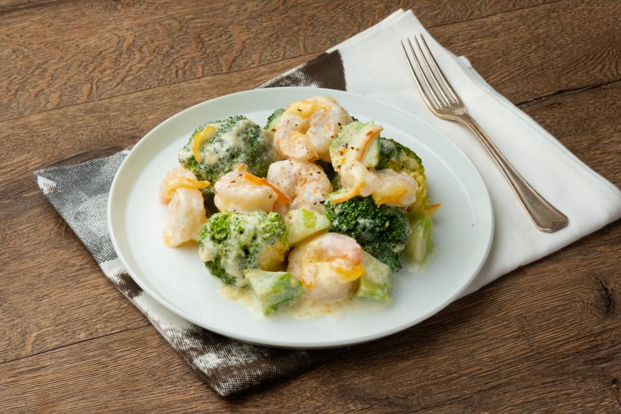 ブロッコリーとえびのマママヨサラダ