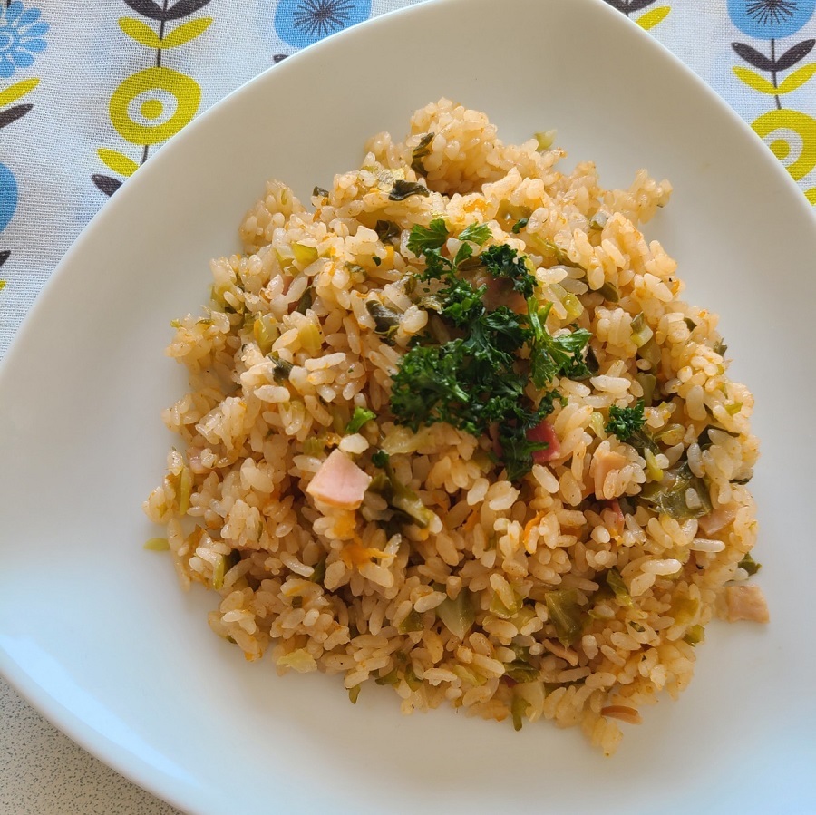 キャベツニンジンライスの画像