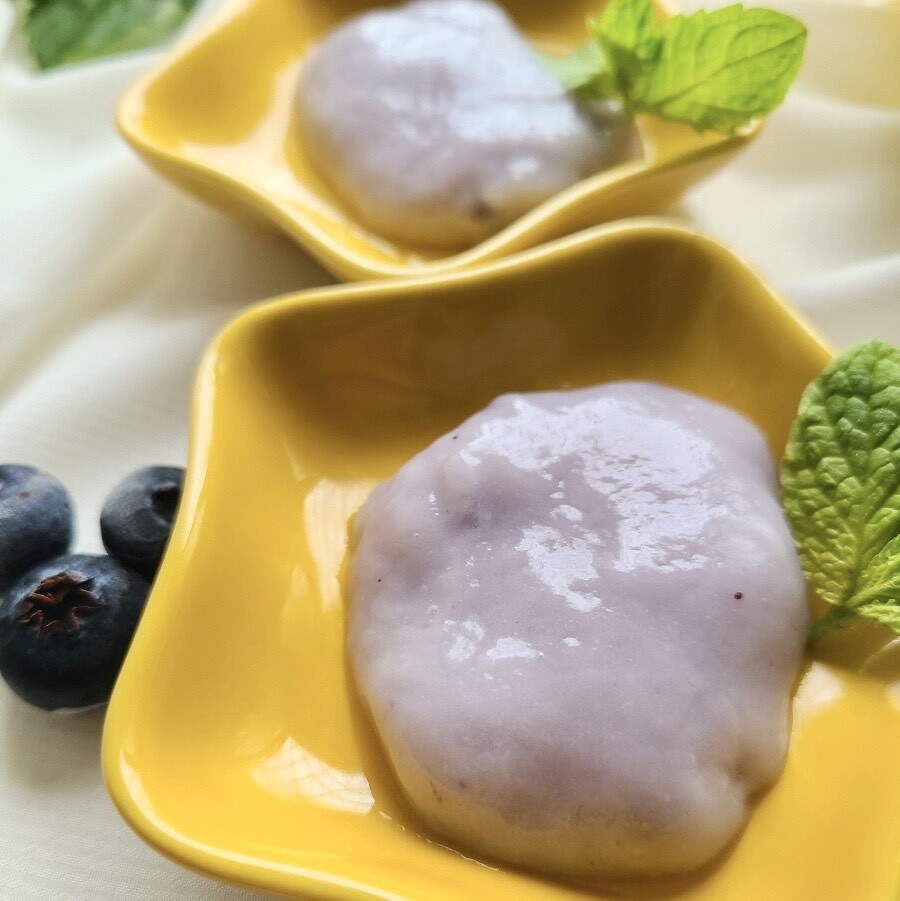 ブルーベリーくずもち風の画像