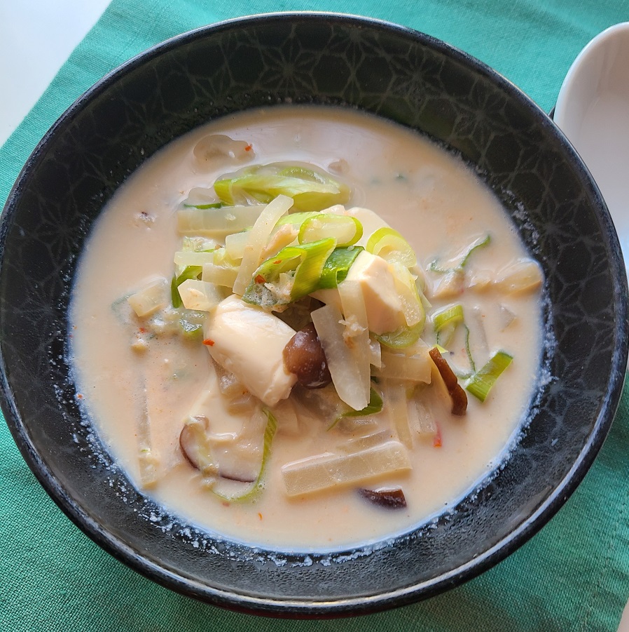 韓国風ミルクスープの画像