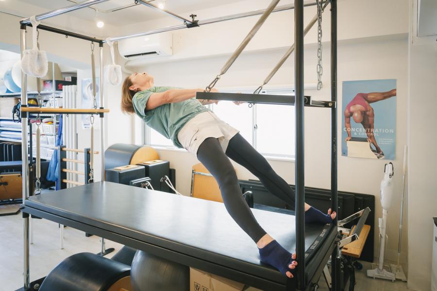 ピラティス機材の使用例1