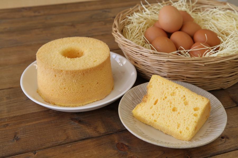 シフォンケーキの写真