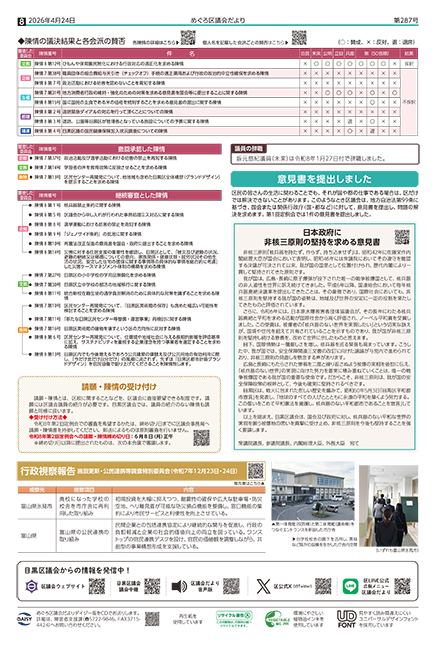 めぐろ区議会だより4月24日号8