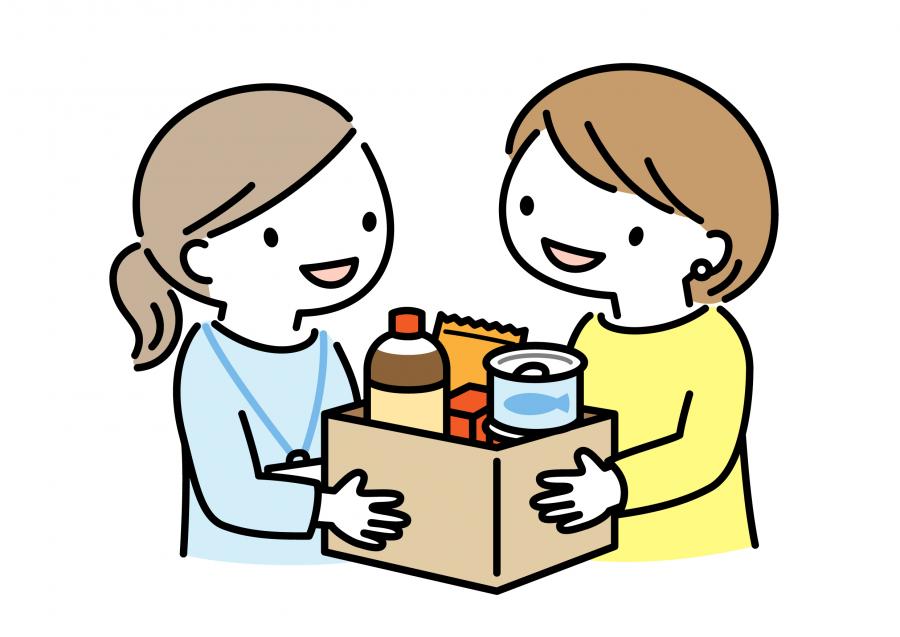 フードドライブのイメージイラスト