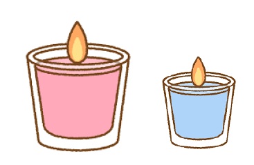 キャンドルのイラスト