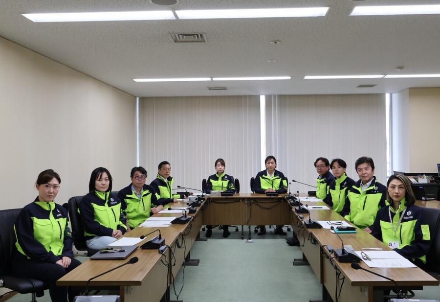 災害等対策会議構成員の写真