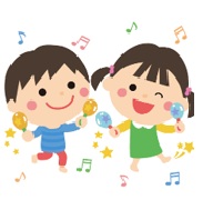 親子でミュージックのイラスト