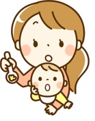 はじめての離乳食のイラスト
