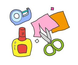 季節の工作のイラスト