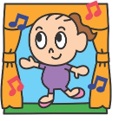 リズム遊び・読み聞かせのイラスト画像