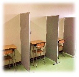 一人で集中して学習できる個別学習スペース