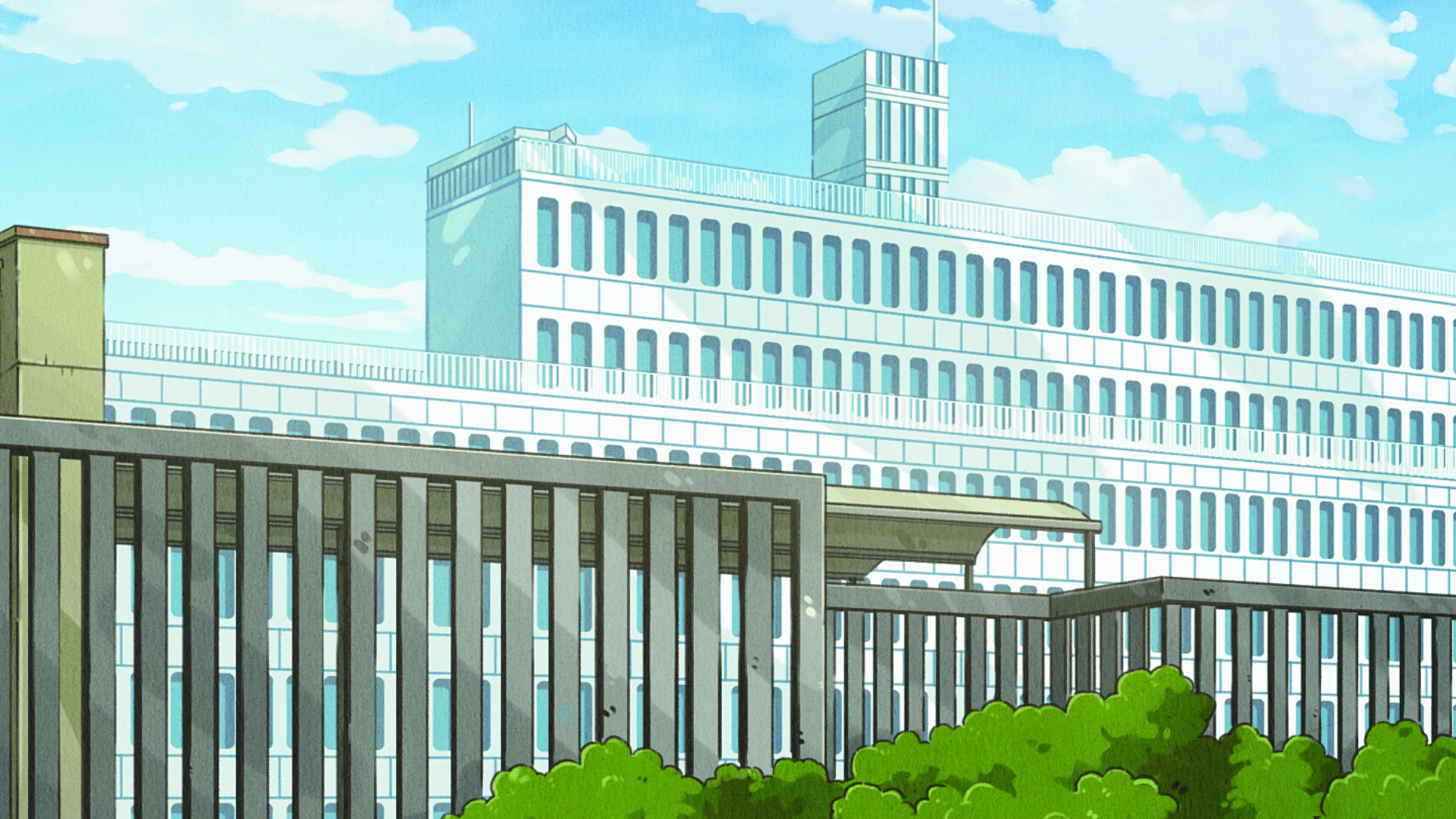 アニメ「かくしごと」で目黒区役所が登場したシーン