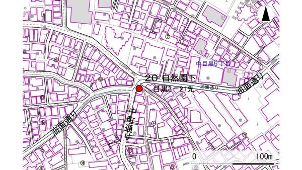 No20自然園下の地図