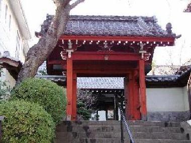 海福寺四脚門の写真