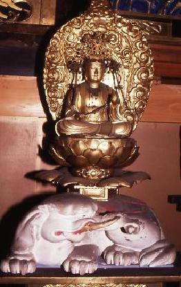 木造普賢菩薩像の写真