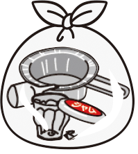 燃やさないごみイラスト