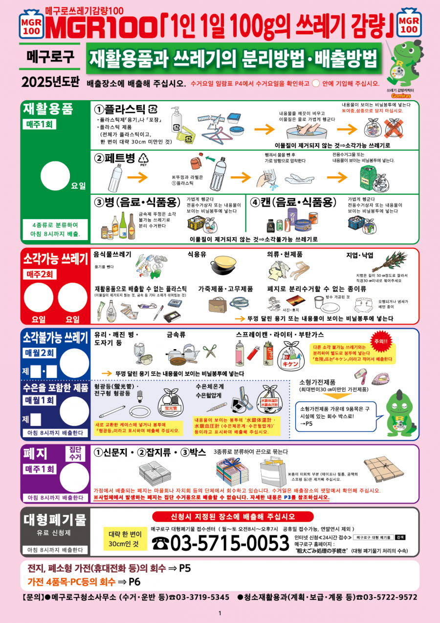 R7分け出しパンフ（韓国語版）表紙