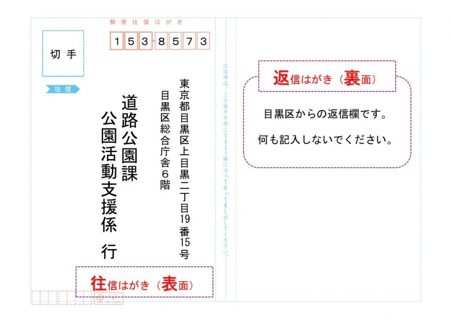 往復はがき1,2