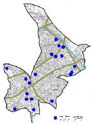 コウモリの分布図