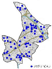 ツマグロヒョウモンの分布図