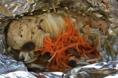 鮭のホイル焼き