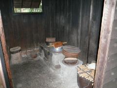 展示されているかまどの写真