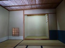 台目床、面皮柱、光天井