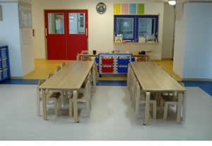 勉強エリア、制作活動エリアの写真