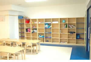 ランドセル収納の写真