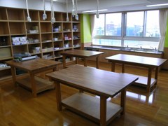 中央町児童館のクラフトルームの写真