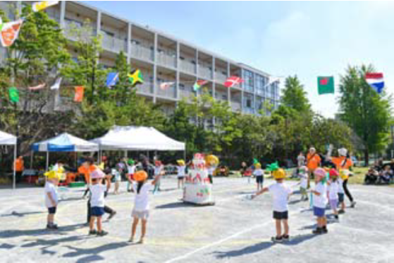 運動会（年少組 フルーツポンチのダンス）