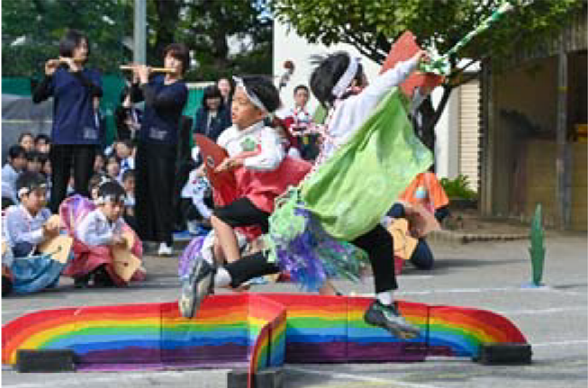 荒馬踊り「虹を飛び越えよう」