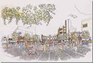 駅前広場周辺のイメージ図