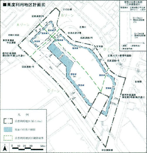 高度利用地区計画の図