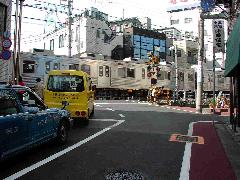 都立大学第5号踏切の写真