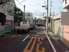 都立大学第2号踏切の写真