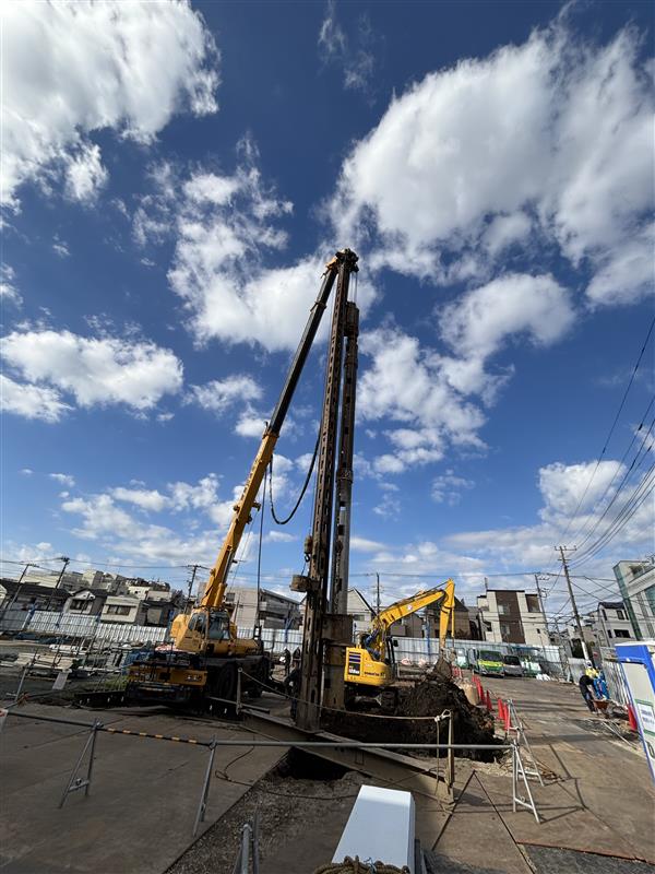 向原小建替えの様子(R7.10)