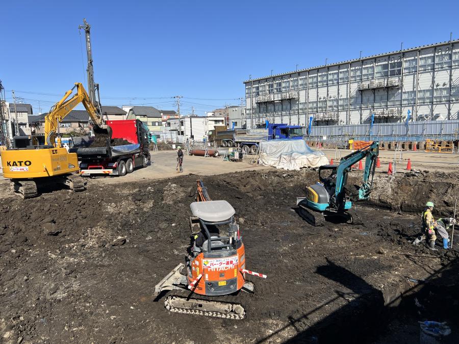 向原小建替えの様子（R8.2）その1